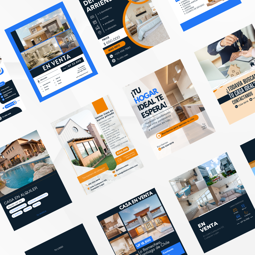 50 plantillas RRSS - Marketing Inmobiliario